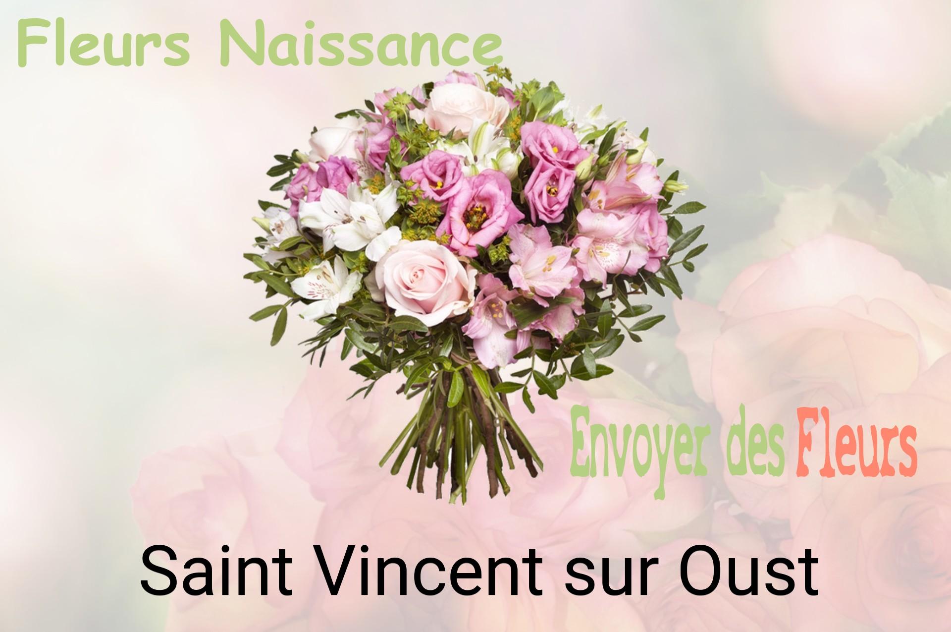 Bouquet de fleurs de naissance livré à Saint-Vincent-sur-Oust